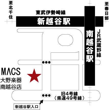 南越谷店地図